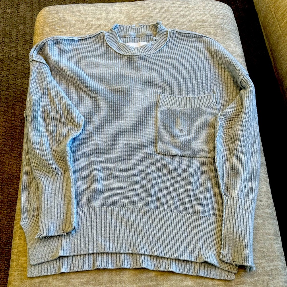 Evereve…Pistola sweater, light blue size small